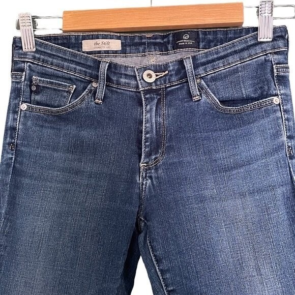 AG Adriano Goldschmied The Stilt Cigarette Leg Jean Medium Wash Women’s Size 26 - Picture 4 of 10